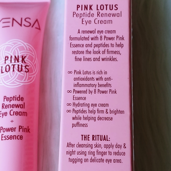 NEW FULL SIZE Yensa Pink Lotus Peptide Renewal Eye Cream - Picture 11 of 16